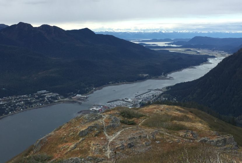 The view from the Mount Roberts trail in September 2015. (Photo by Lisa Phu, KTOO - Juneau)