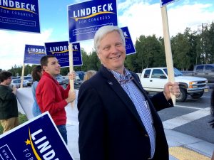 Steve Lindbeck is challenging U.S. Rep. Don Young. Photo: Liz Ruskin/Alaska Public Media