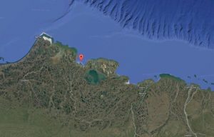 Smith Bay is about 150 miles west of Prudhoe Bay. (Image: Google)