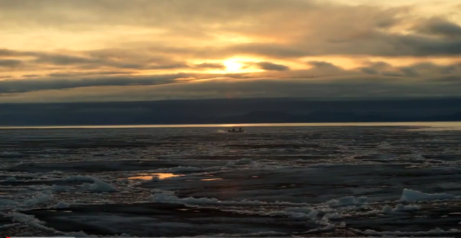 Screenshot from the video Silavut Atlannuraqtuq, Our Changing Weather, about climate change in Northwest Alaska. (Image courtesy of the Maniilaq Association and ANTHC)