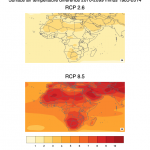 Africa_MidEast_ Temperatures_BAU versus Paris targets_degF