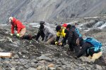 Military recovery crew on Colony Glacier (Emily Russell/Alaska Public Media)