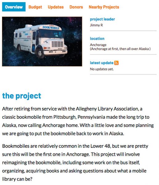 Mobile library van, Jimmy Riordan
