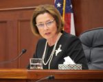 Senate-President-Cathy-Giessel-Senate-floor-Feb.-8-2019.-340×272