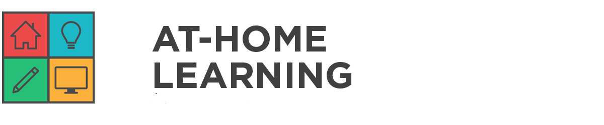 at home learning banner