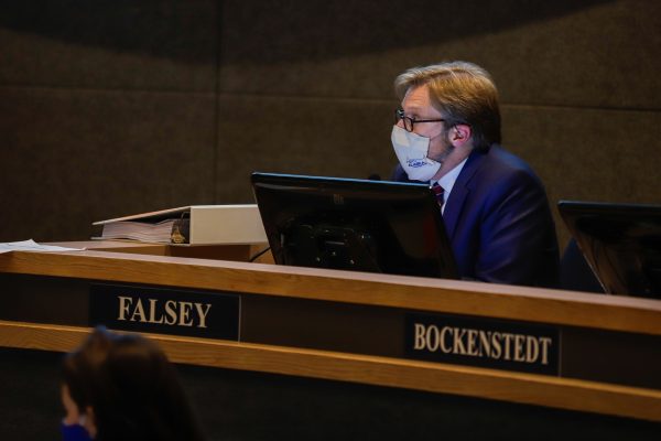 Anchorage city manager Bill Falsey at the Anchorage Assembly meeting on Tuesday, Oct. 13, 2020. 