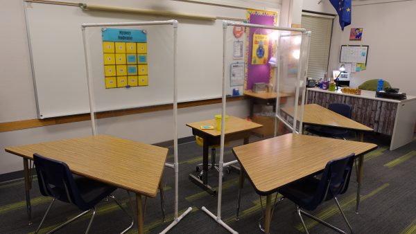 A special education, self-contained classroom at Huffman Elementary School.