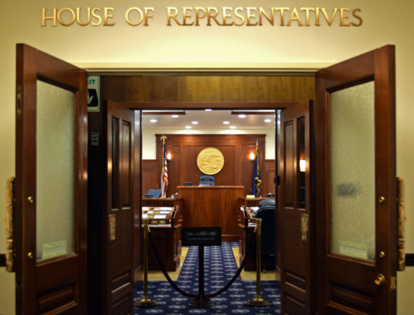 The House of Representatives entrance