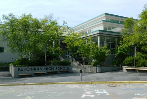 A high school from the outside