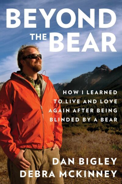 The cover a book that says Beyond the Bear and has a man in sunglasses on it.
