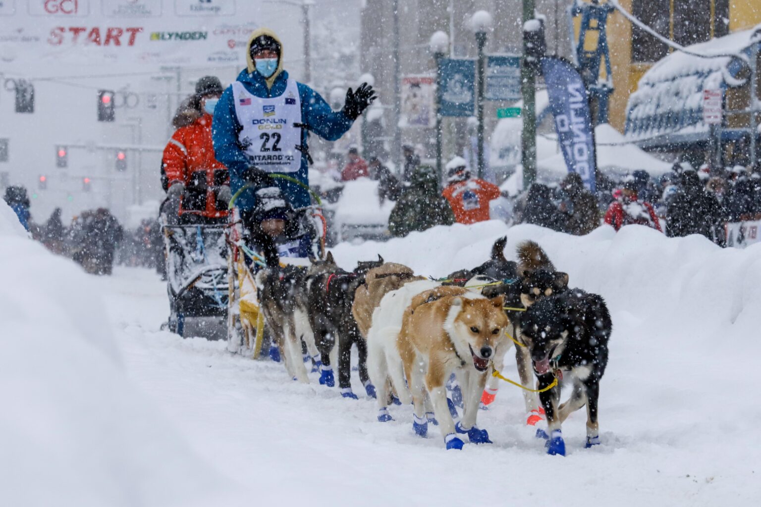 Our favorite 30 photos from the snowy 2022 Iditarod ceremonial start