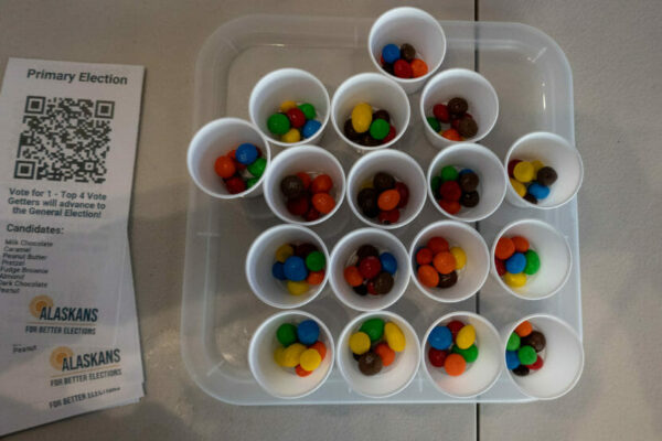 cups of m&ms