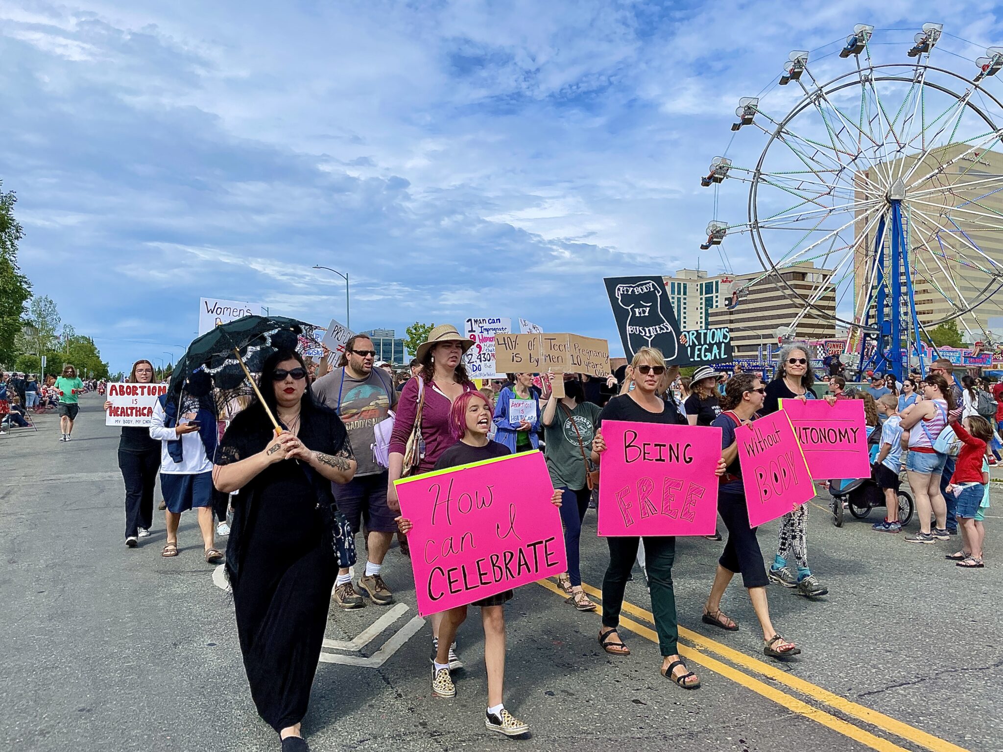 Advocates of abortion rights inject themselves into Anchorage