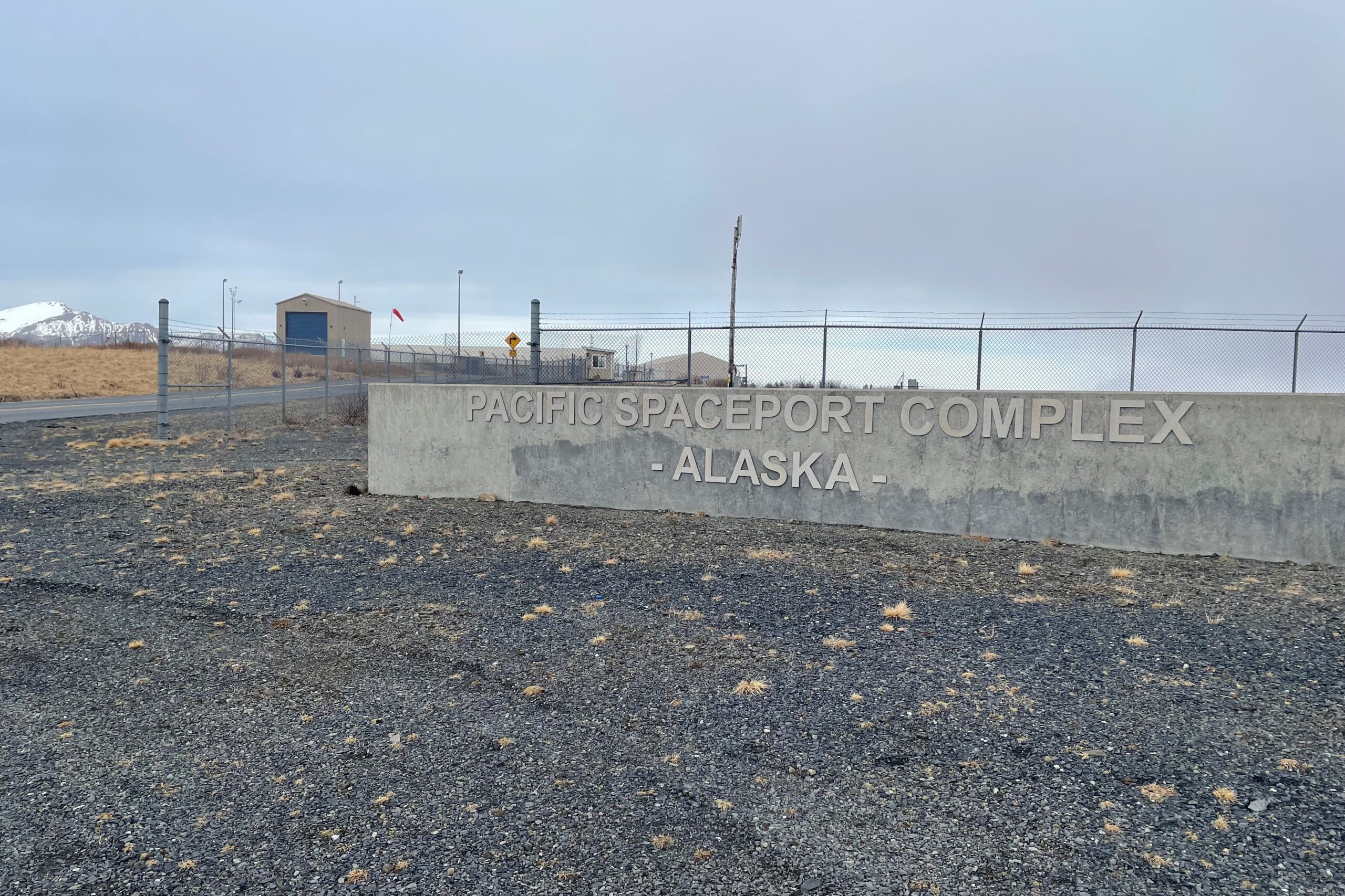 a Kodiak spaceport sign