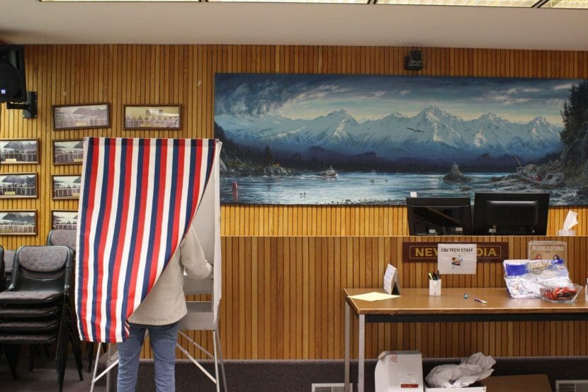 a ballot box in Juneau