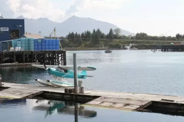 a seaplane dock