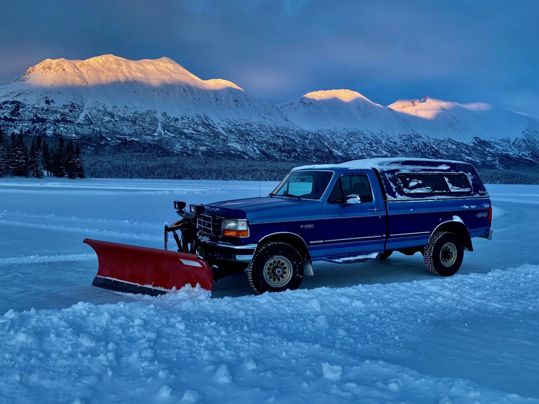 a Trail Lake plow truck