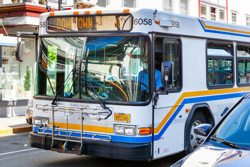 a Juneau city bus