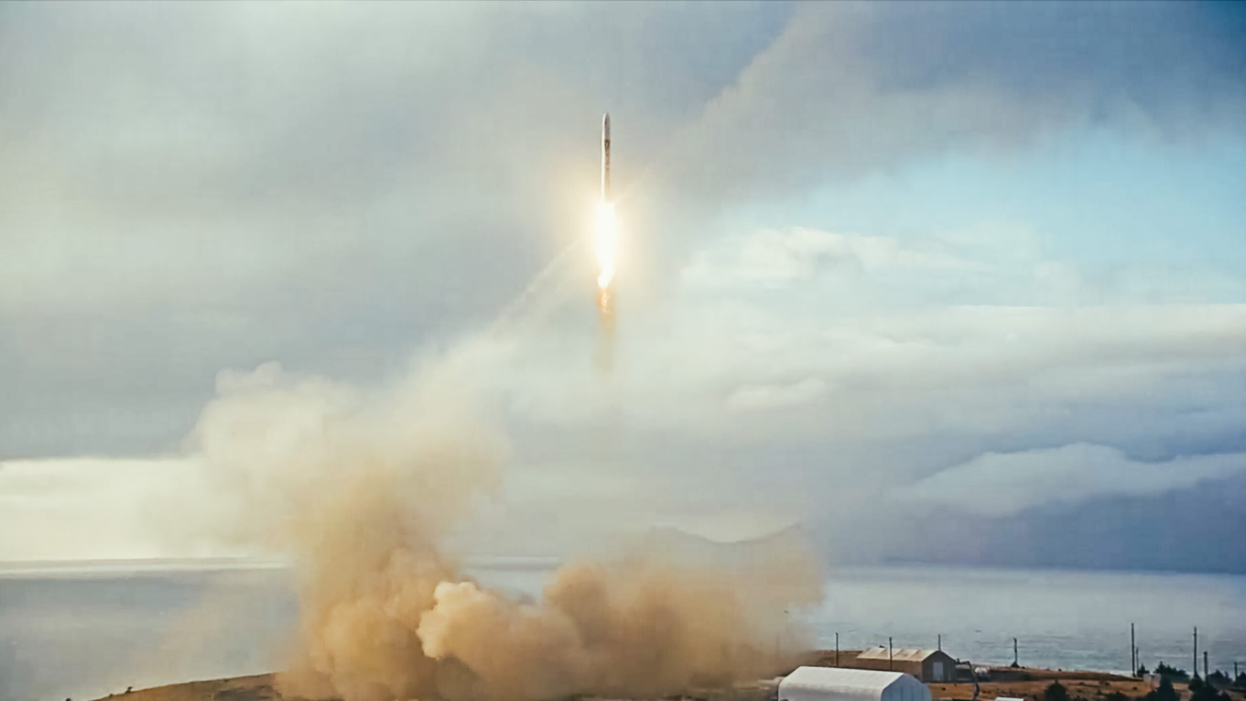 a failed Kodiak rocket launch