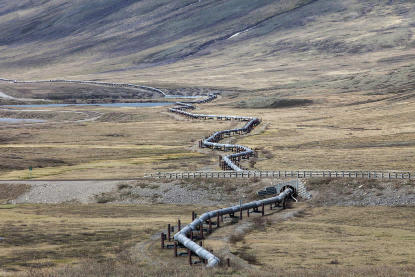 the trans-Alaska pipeline