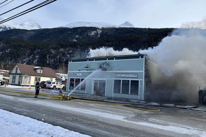 Skagway Packer Building fire