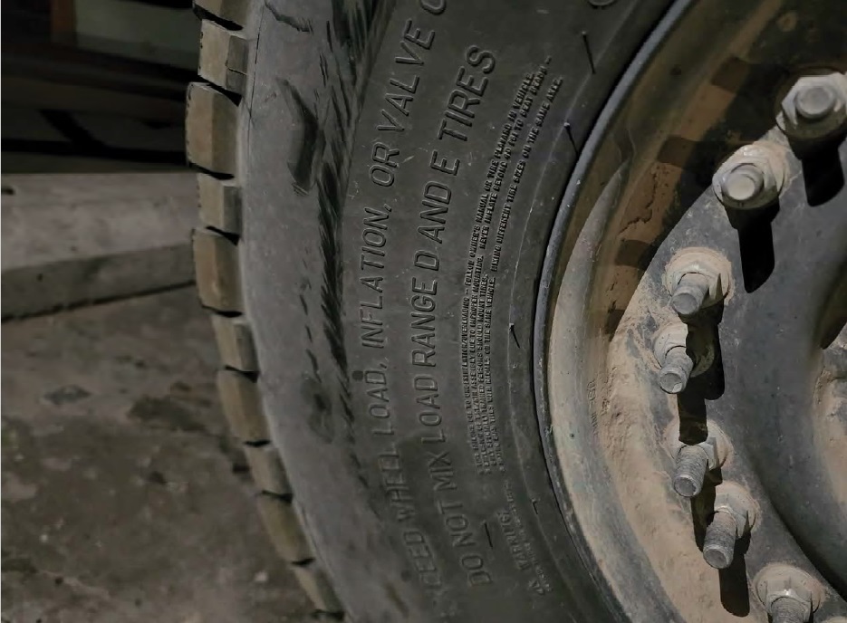 tire warning message