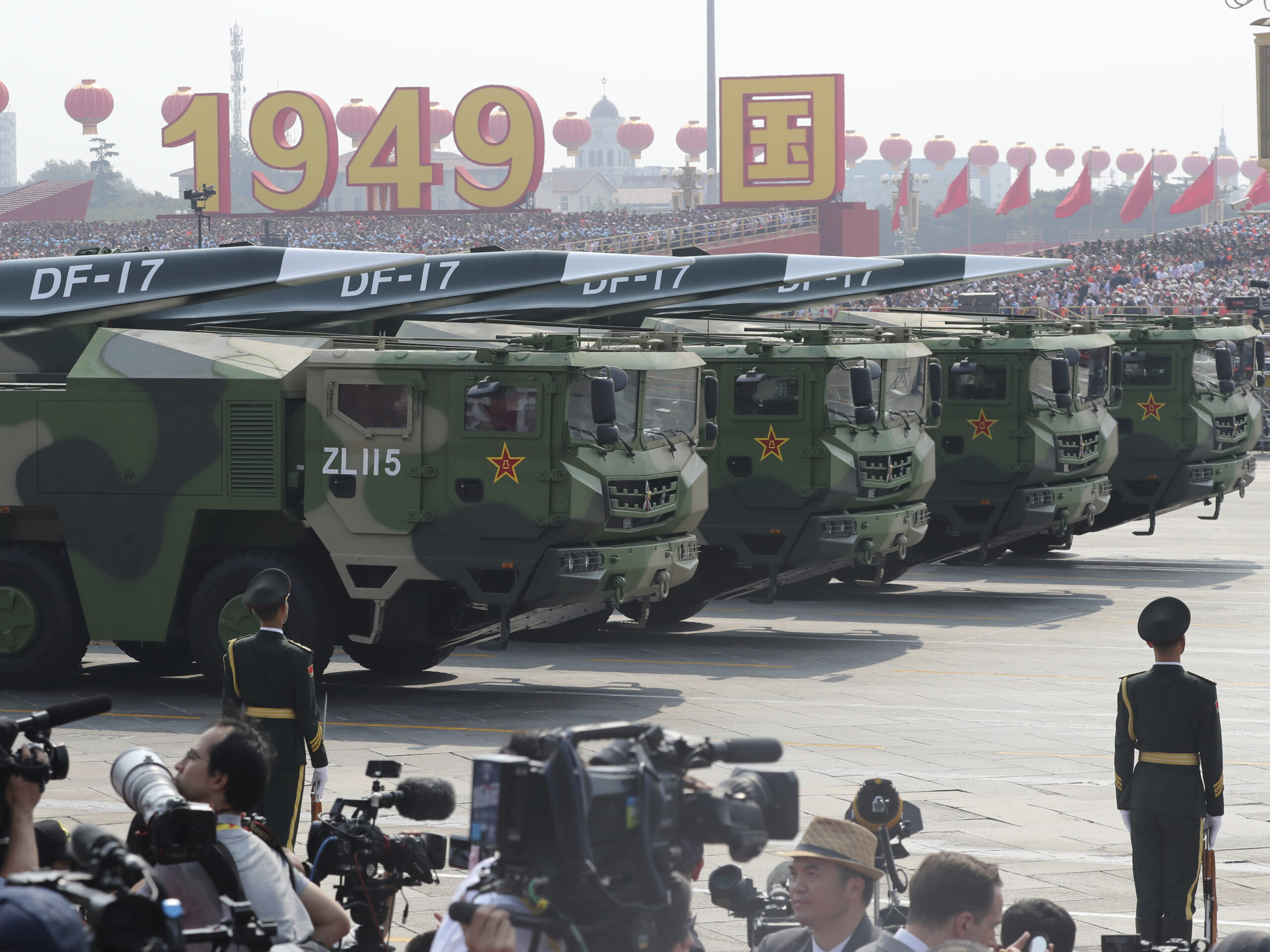 Chinese missile launchers