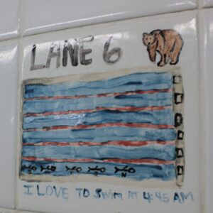 a painted tile