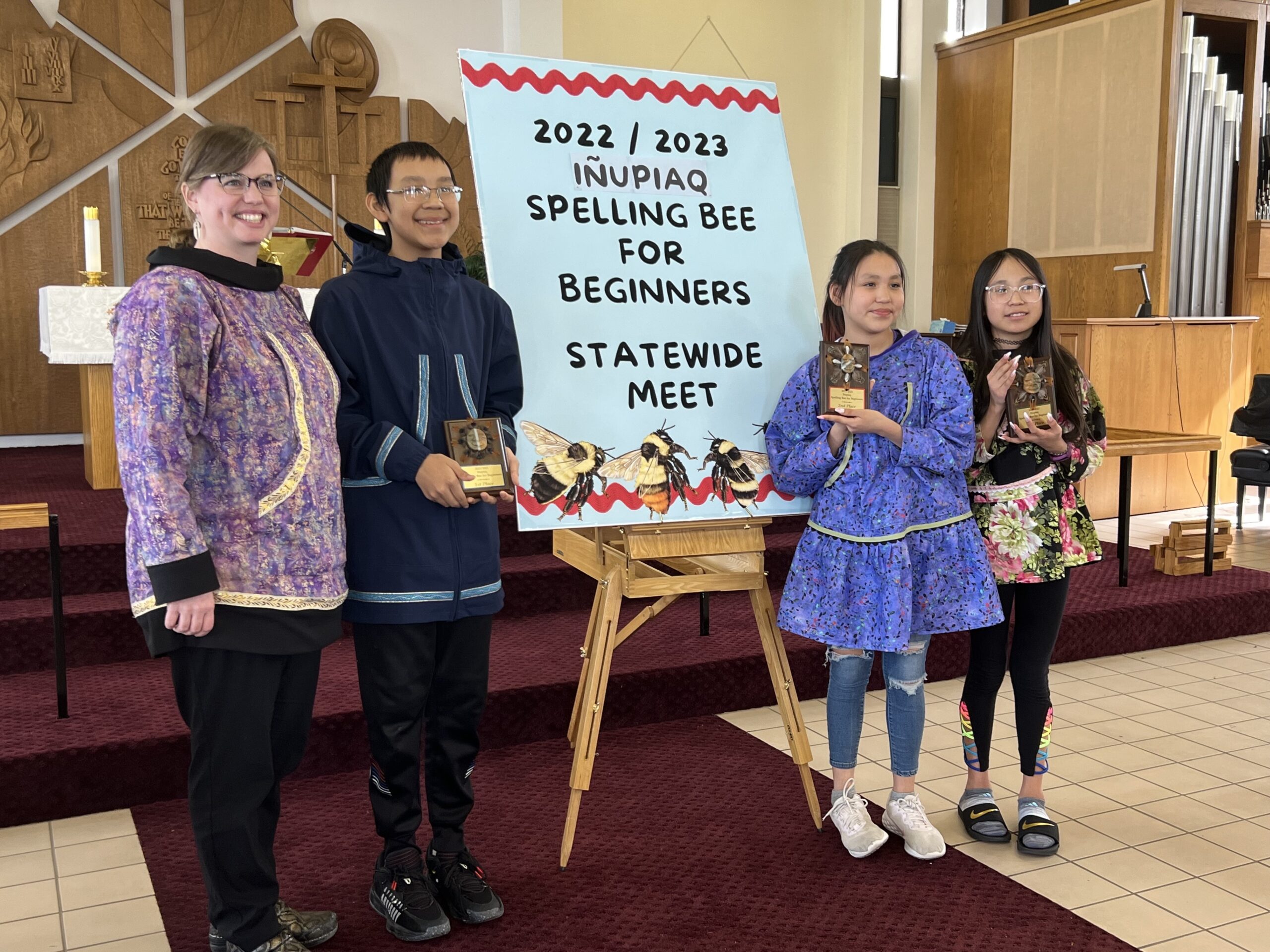 Inupiaq spelling bee winners