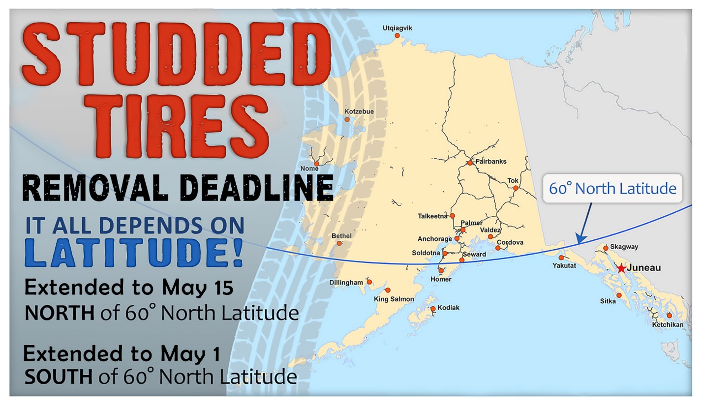 a studded-tire removal deadline map