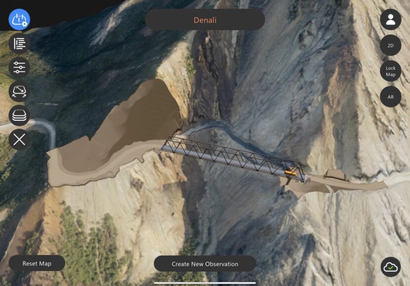a proposed Denali Park Road bridge