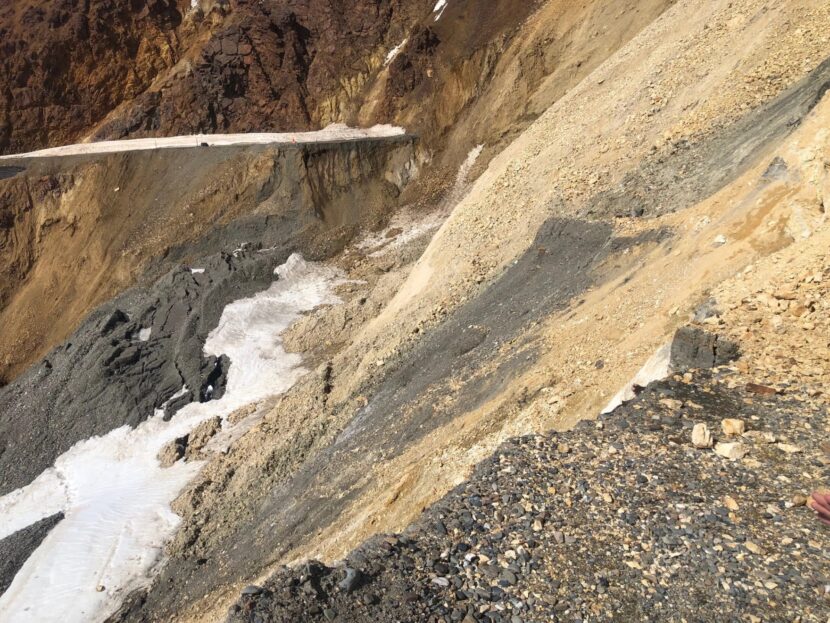 a Denali National Park landslide