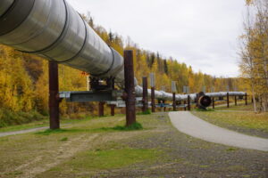 the trans-Alaska pipeline