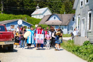Tongass School of Arts and Sciences students celebrate Indigenous Peoples'  Day with song, dance and language - KRBD