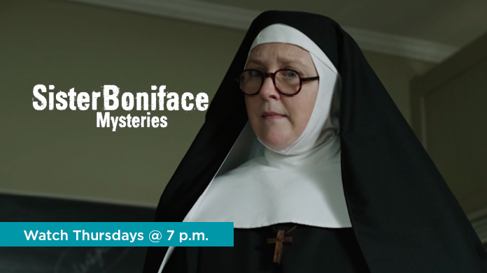 Watch Sister Boniface Mysteries Thursdays @ 7 p.m.