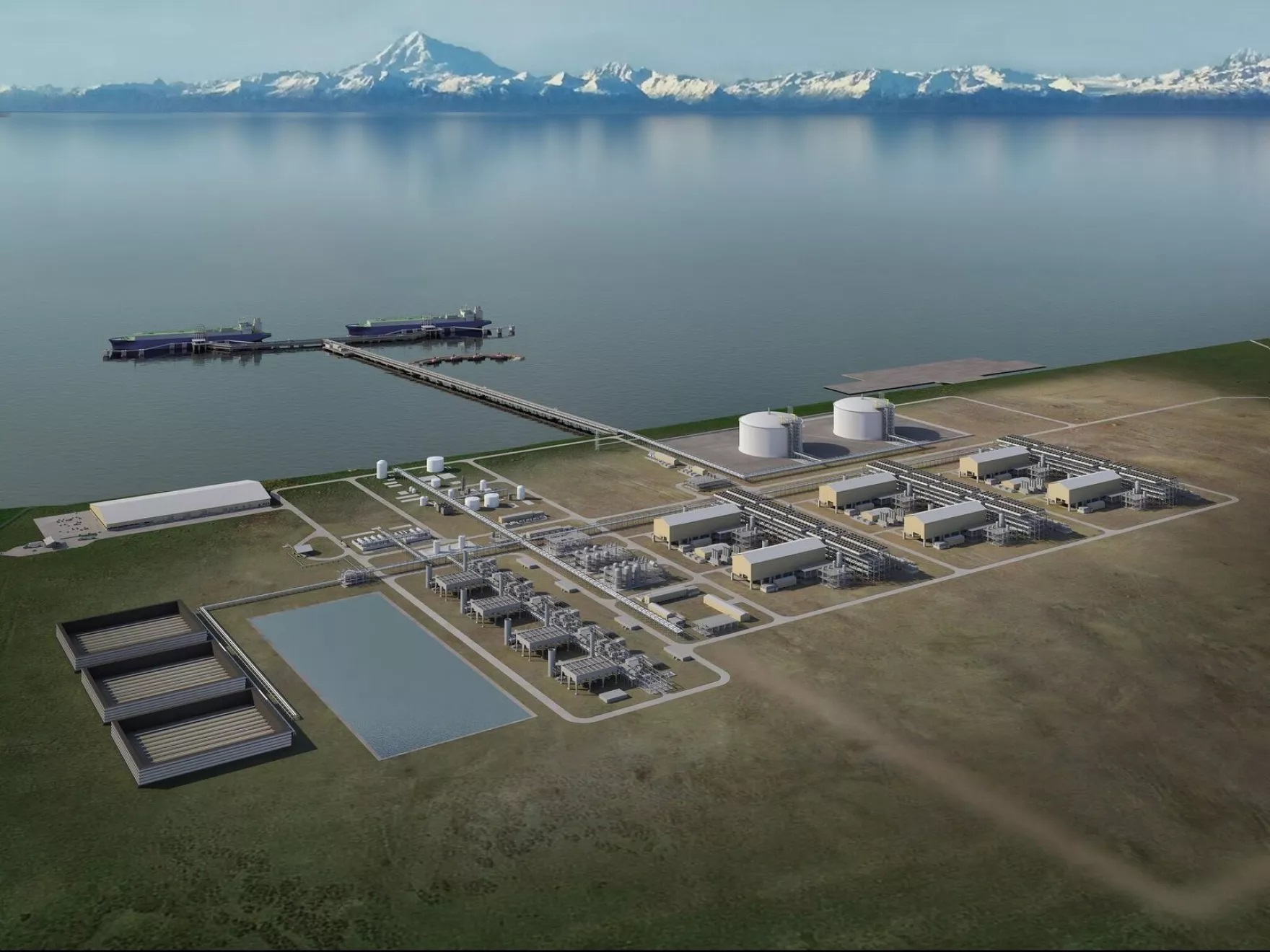 a proposed LNG facility