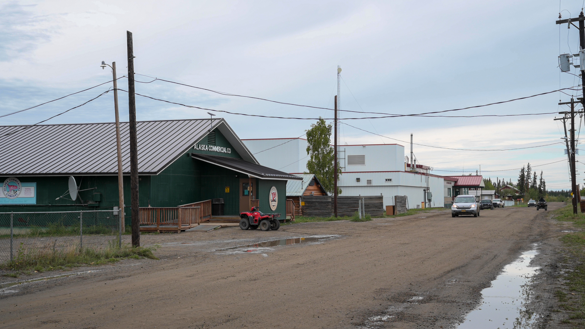 A picture of the town Fort Yukon.