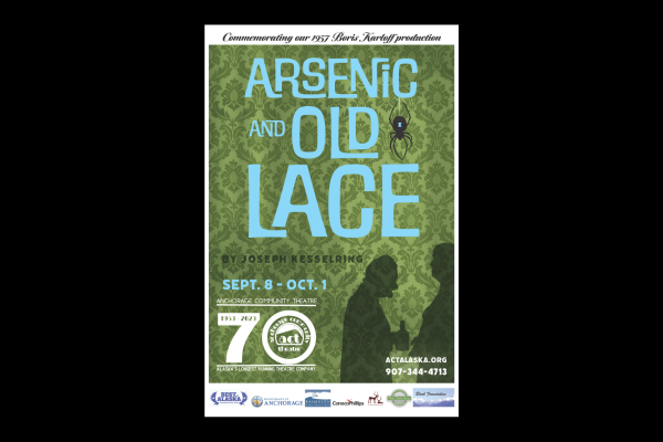 Arsenic and Old Lace Poster  Theatre Artwork & Promotional Material by  Subplot Studio