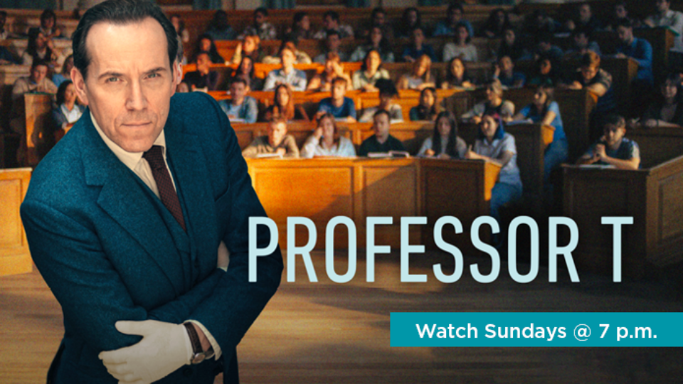 Watch season 2 of Professor T Sundays @ 7 p.m.