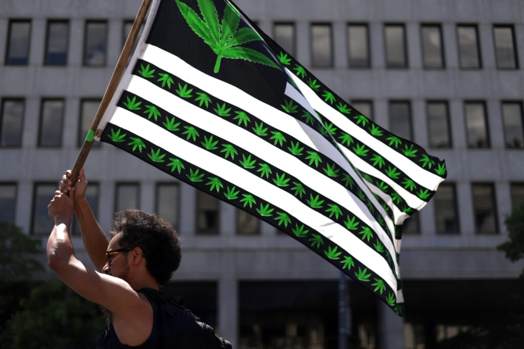 a marijuana flag