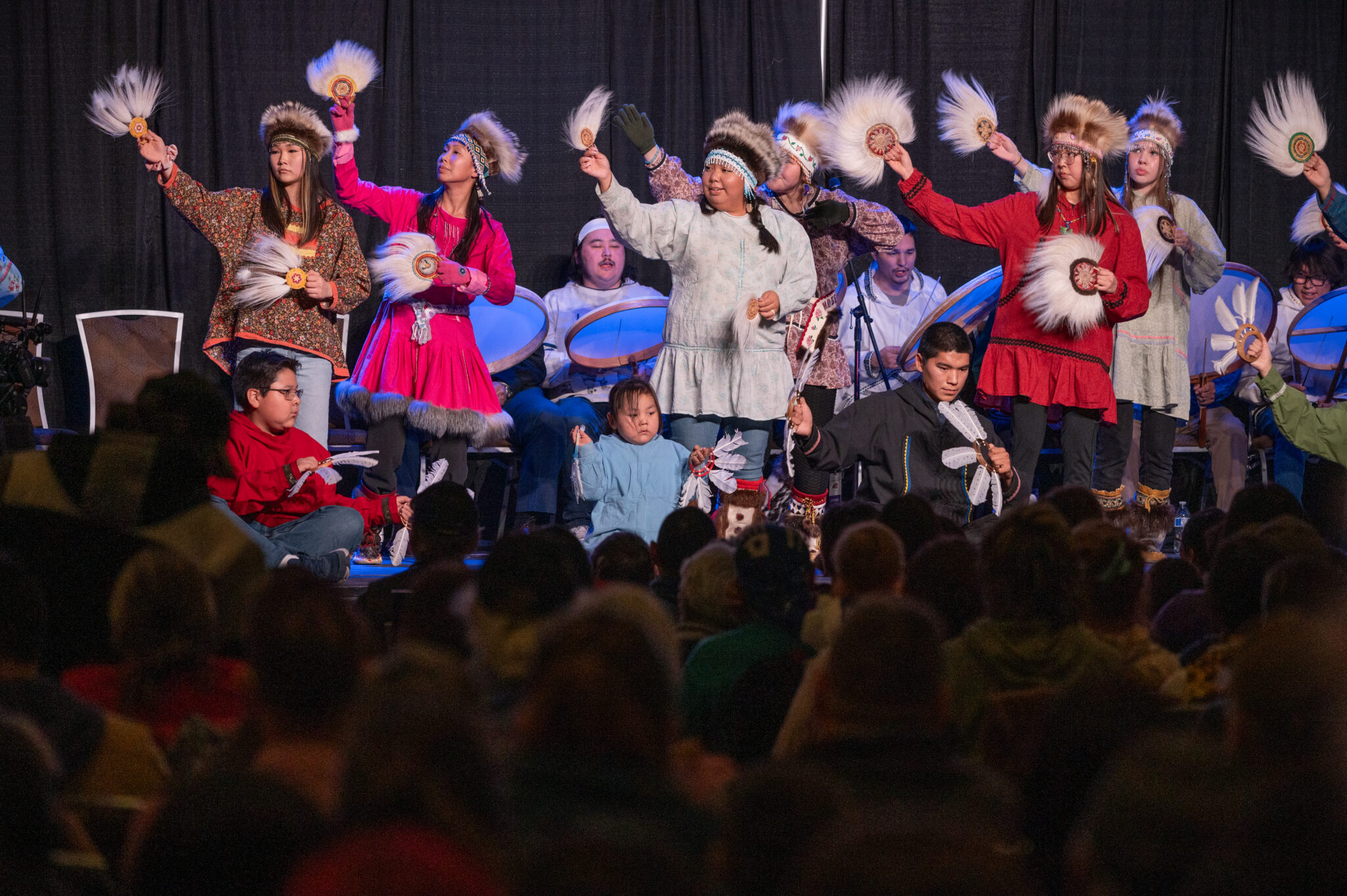 Alaska Native dance groups perform for packed crowd at Quyana Night