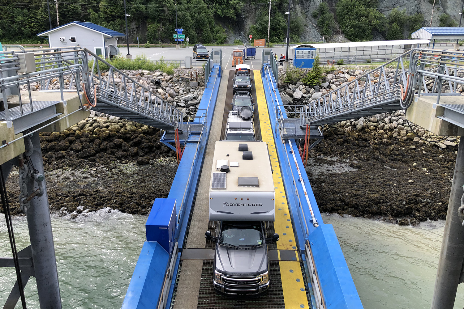 a ferry ramp