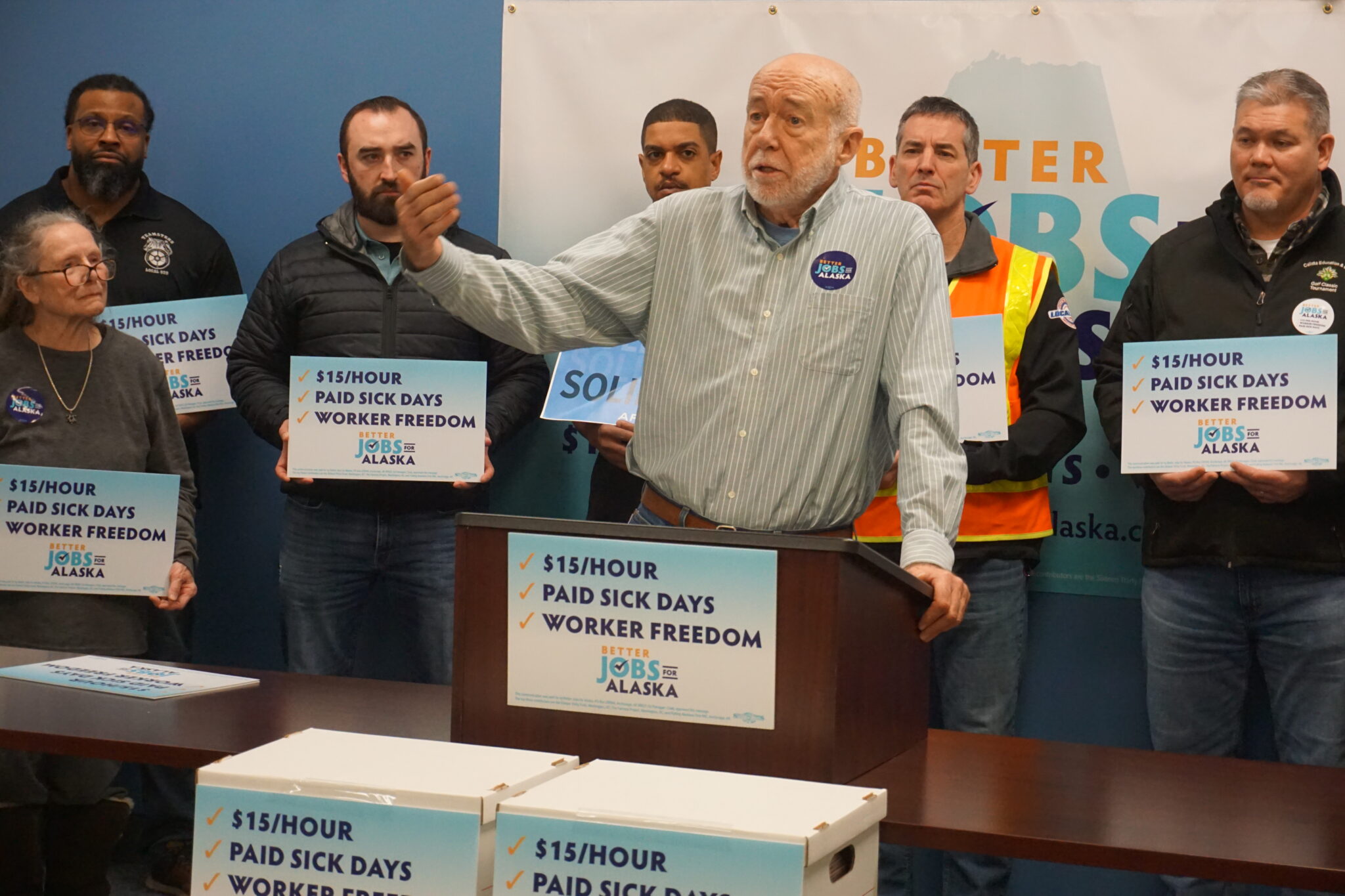 Alaska advocates submit petition signatures to put minimum wage