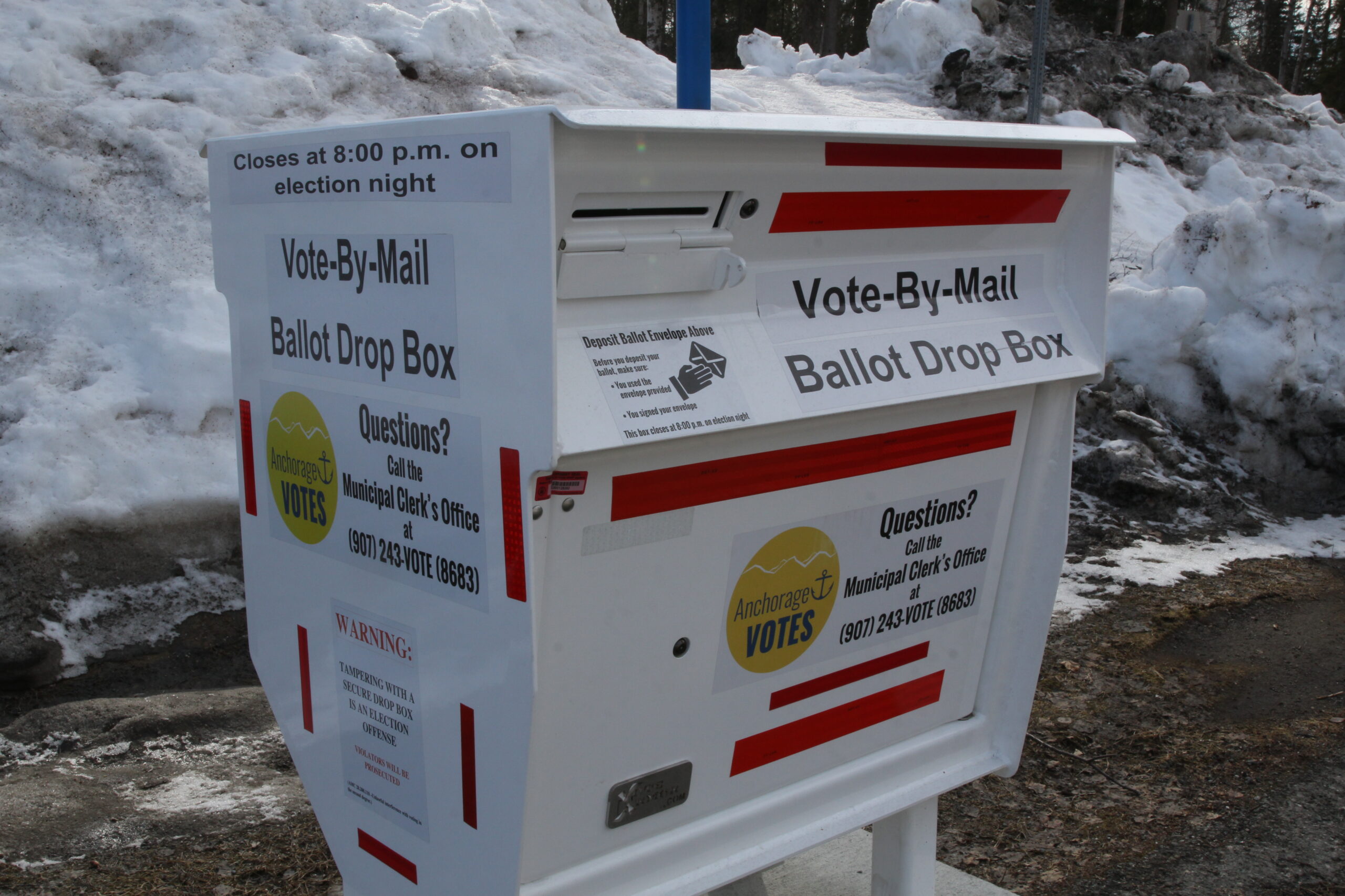 a ballot drop box