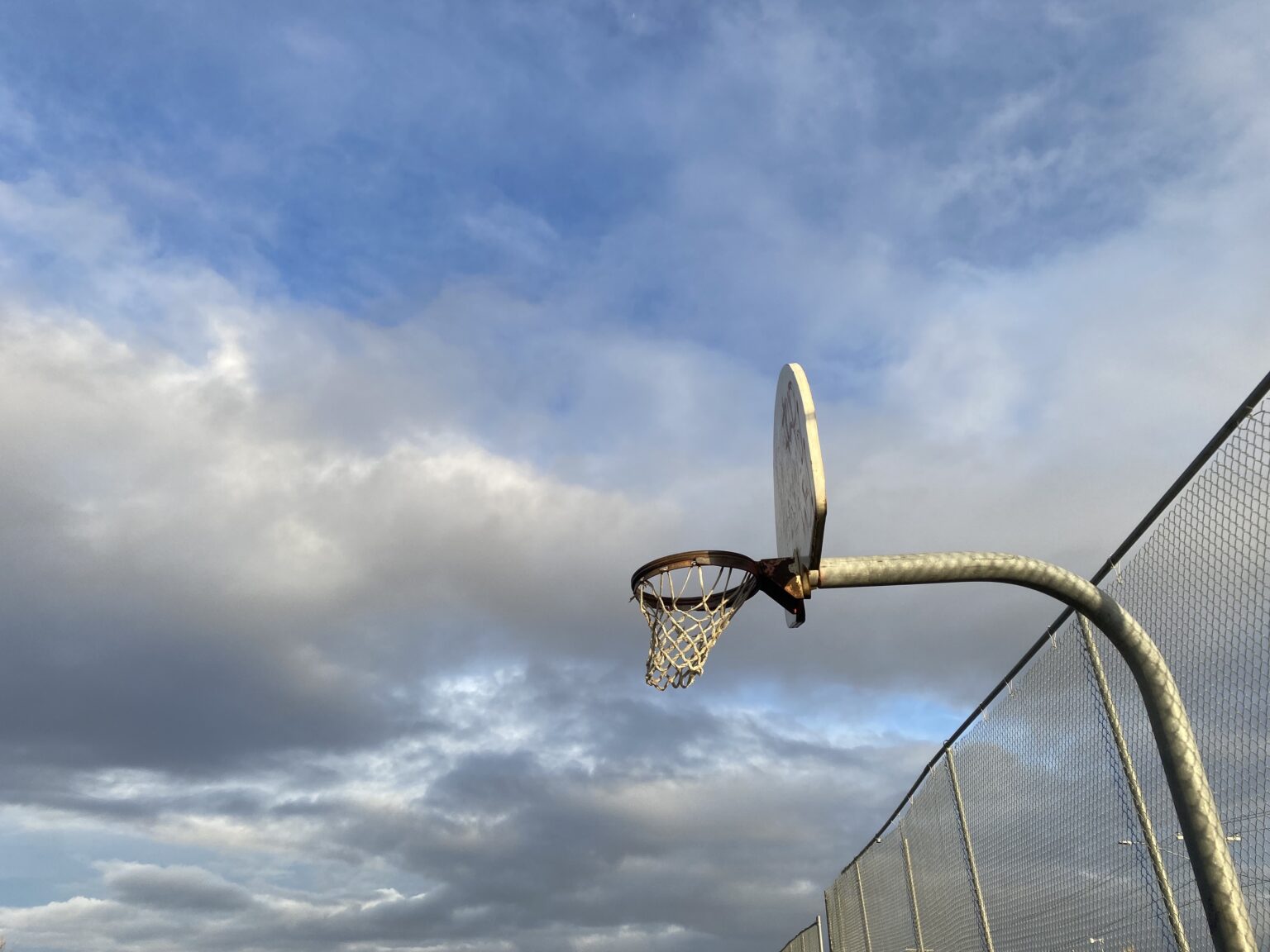 a basketball hoop