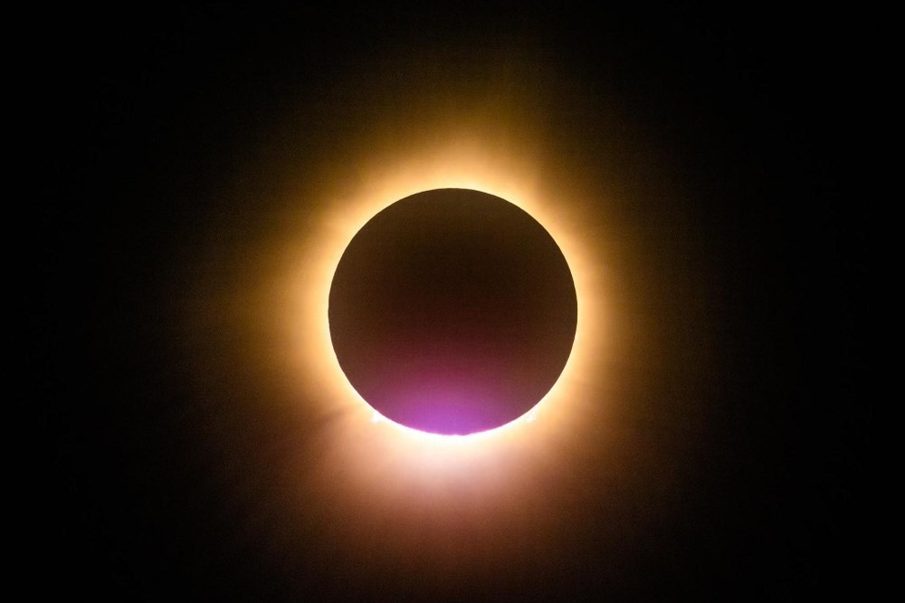 a photo of an eclipse