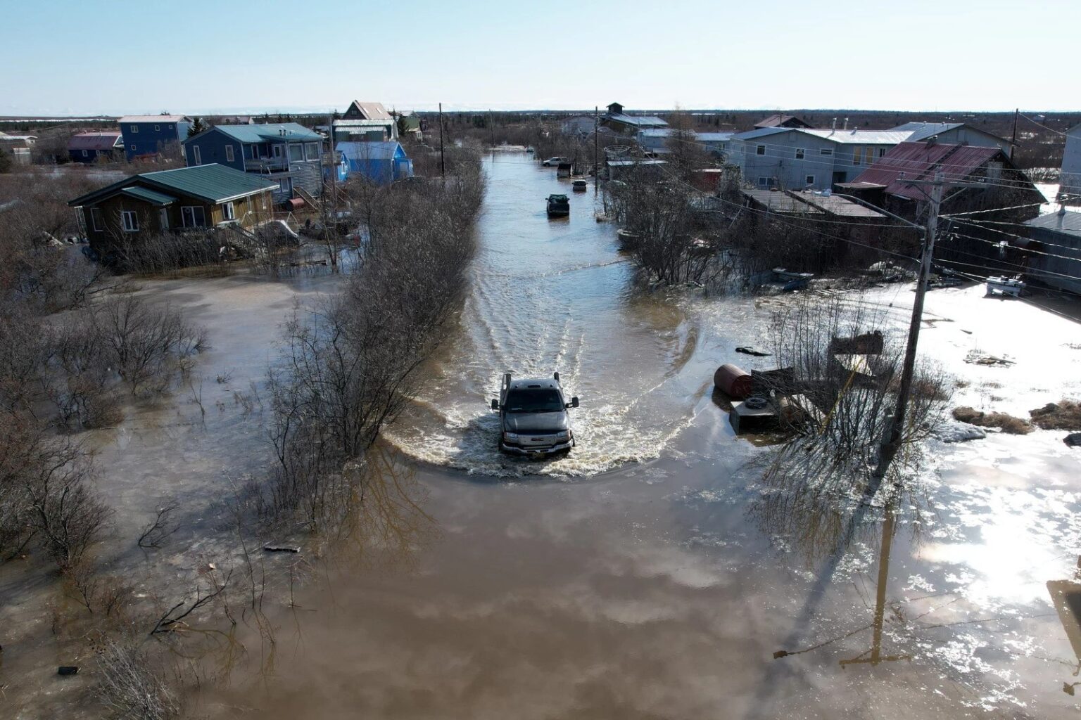 Dunleavy declares disaster amid historic breakup flooding on the ...