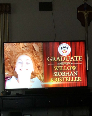 Willow Kristeller's high school graduation slideshow. 