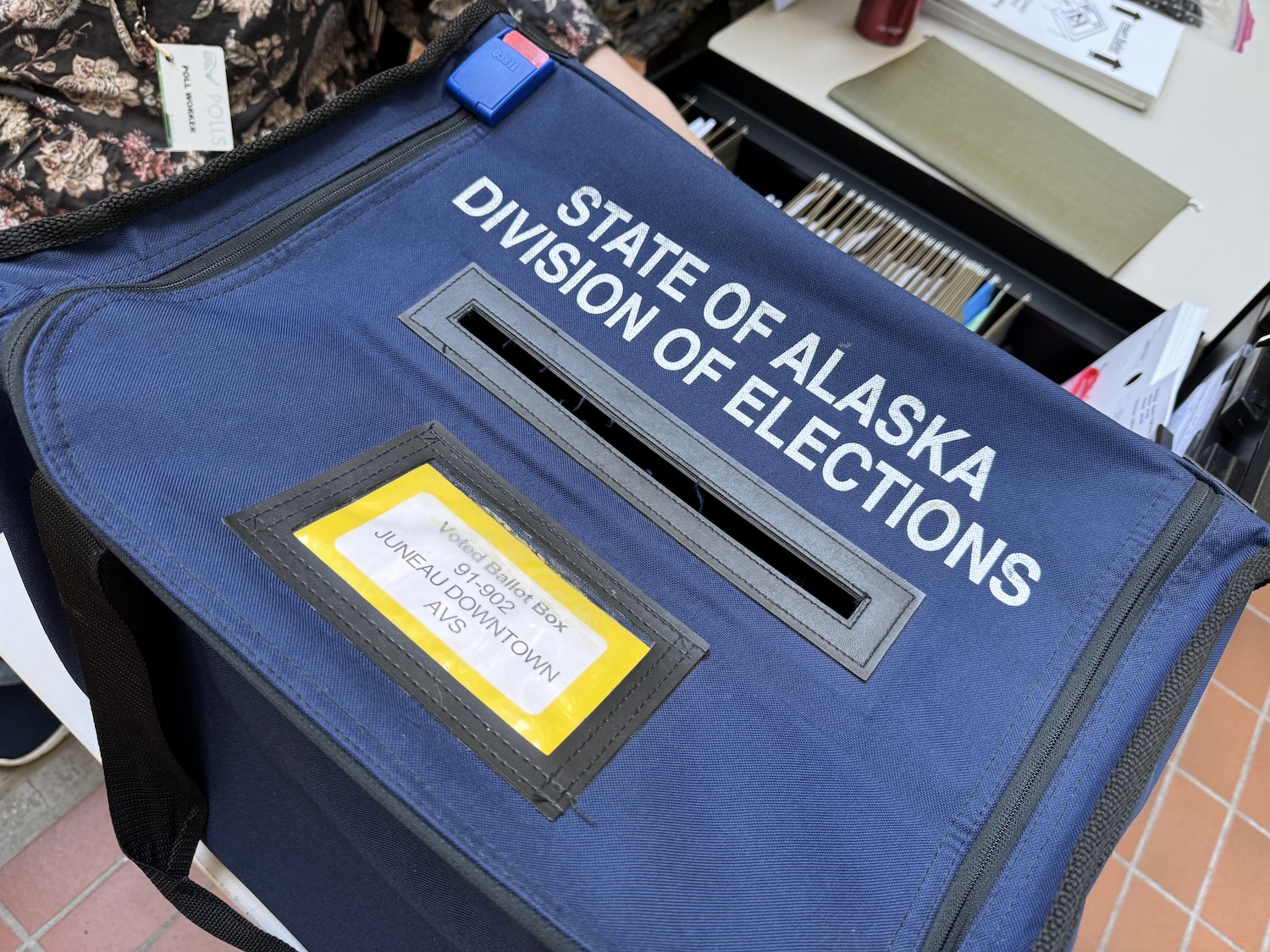 an early voting station