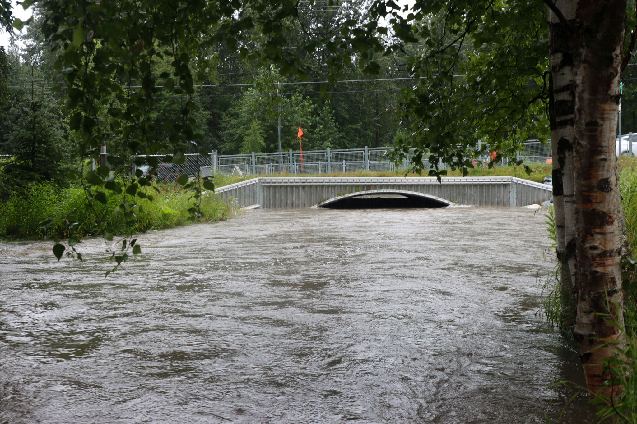 flooding in bridge